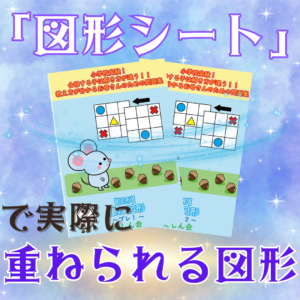重ね図形【プレ１・2】　小学校受験　重ね図形が苦手な子向けの問題集　小学校受験の教科書・参考書【自宅学習教材のえしん会】合格する子は解き方が違う！お母さんのための教え方が分かる問題集